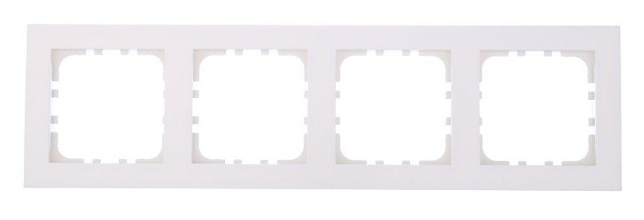 Рамка 4-постовая, белый LK80 FLAT (844404-1)