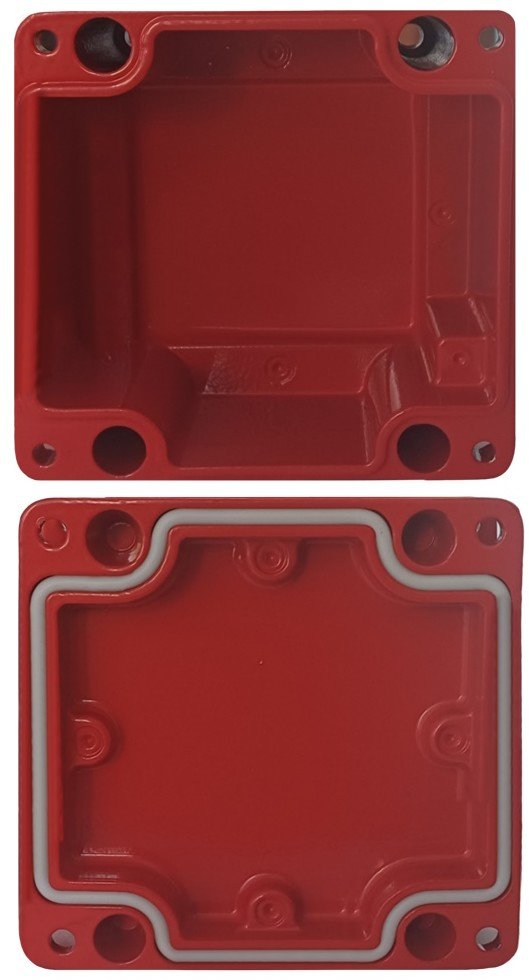 МКС "Мороз", глухая, IP66/IP68, красный