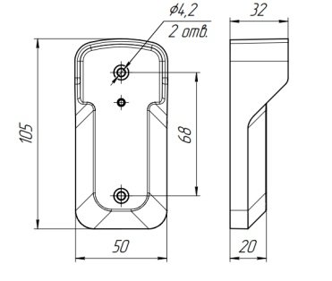 RD-26-Mifare IP66 К "Аякс", черный