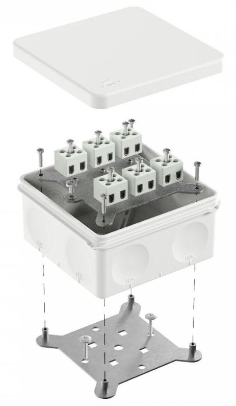 Коробка огнестойкая о/п двухкомпонентная 100х100х50 Е15-Е120 (60-0300-9003-FR2.5-12)