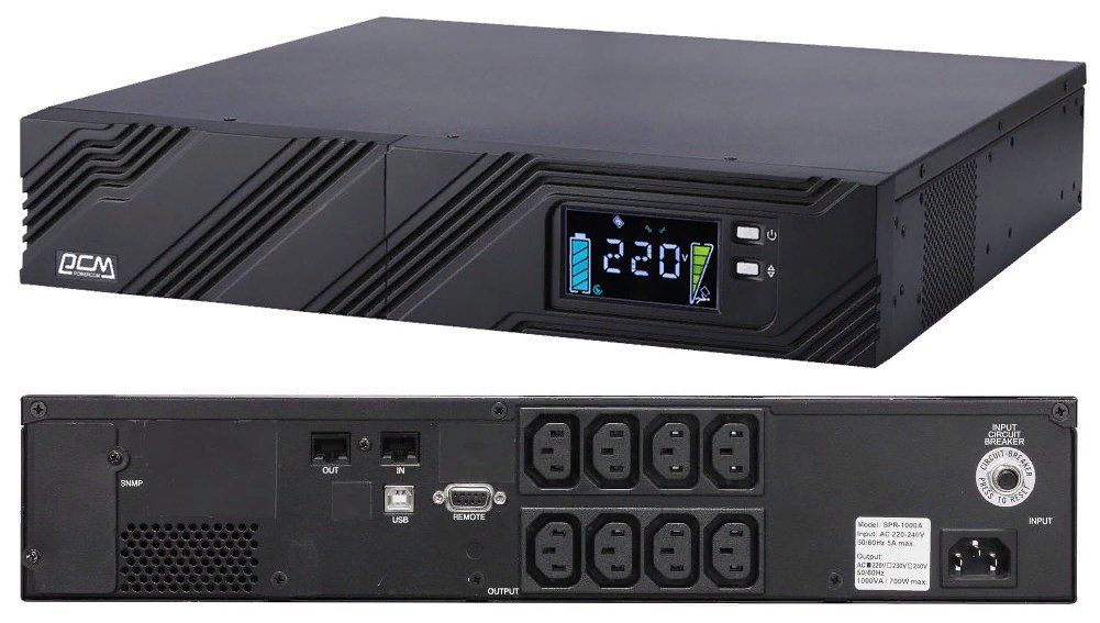 Smart King Pro+ SPR-1500 LCD 1200Вт 1500ВА черный
