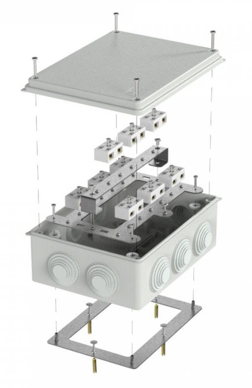 Коробка огнестойкая для о/п 200х150х75 (40-0320-7035-FR6.0-4-18-Р)