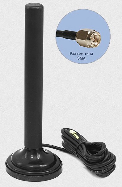 Антей 2600M SMA 10м, на магните, 10dB