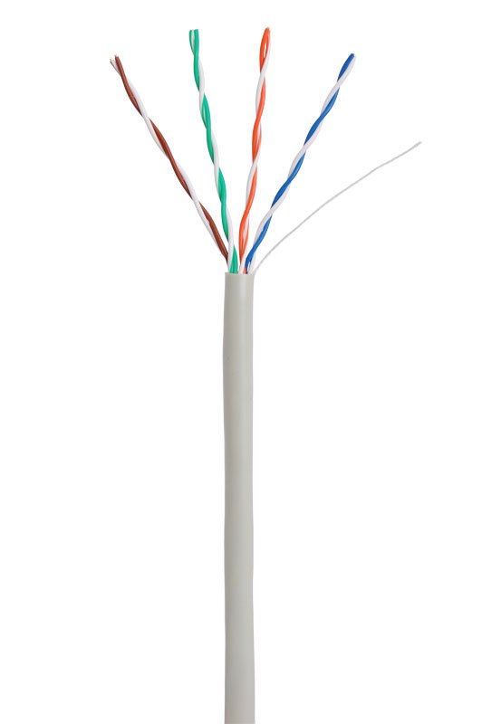 U/UTP 4pair, Cat5e, In, PVC (EC-UU004-5E-PVC-GY)