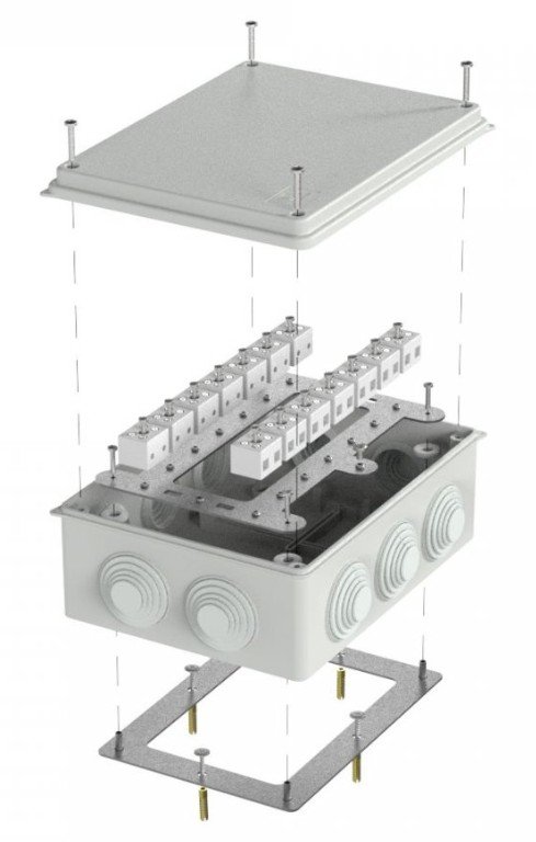 Коробка огнестойкая для о/п 200х150х75 (40-0320-7035-FR6.0-28)