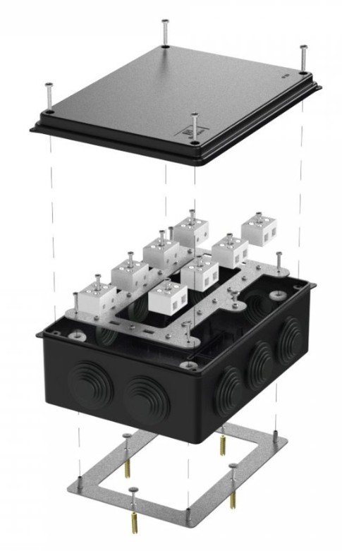 Коробка огнестойкая для о/п 200х150х75 (40-0320-9005-FR10.0-16)