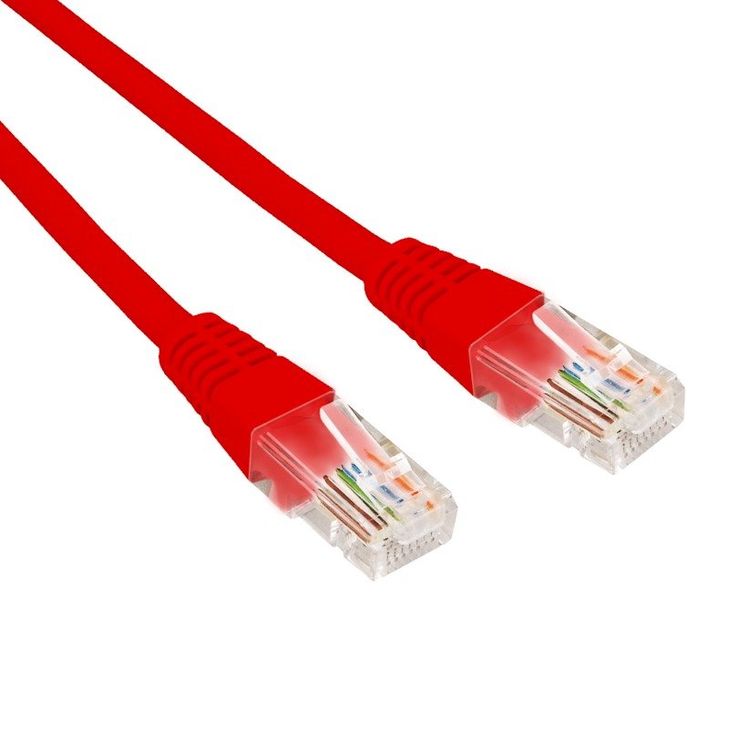 Патч-корд U/UTP CAT 6, RJ45-RJ45, 26AWG, LSZH, красный, 1.5м REXANT (02-0293-105)