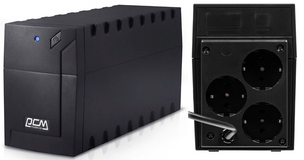 Raptor RPT-800A EURO 480Вт 800ВА черный