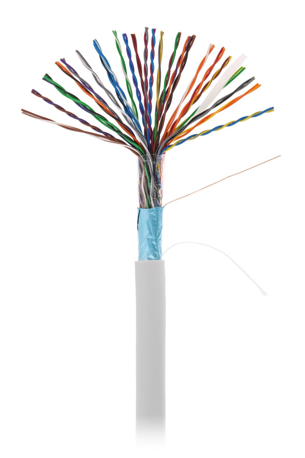 F/UTP 25pair, Cat5, In, PVC (EC-UF025-5-PVC-GY-3)