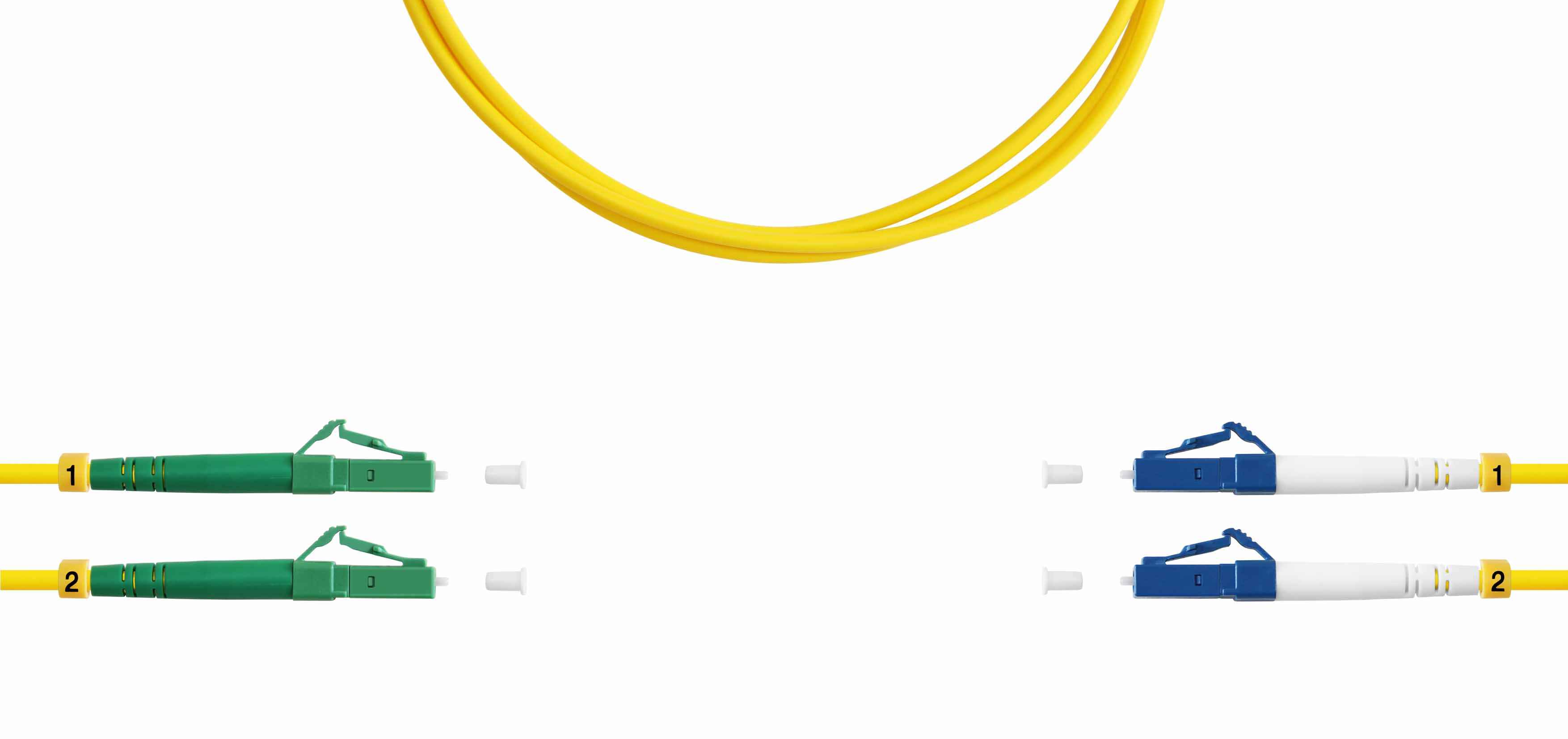 Патч-корд ВО SM(G.652.D), LC/APC-LC/UPC, 3.0мм, duplex, LSZH, 3м (09-0644)