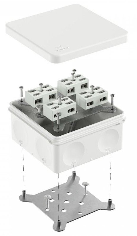 Коробка огнестойкая о/п двухкомпонентная 100х100х50 Е15-Е60 (60-0300-9003-FR6.0-4-8-Р)