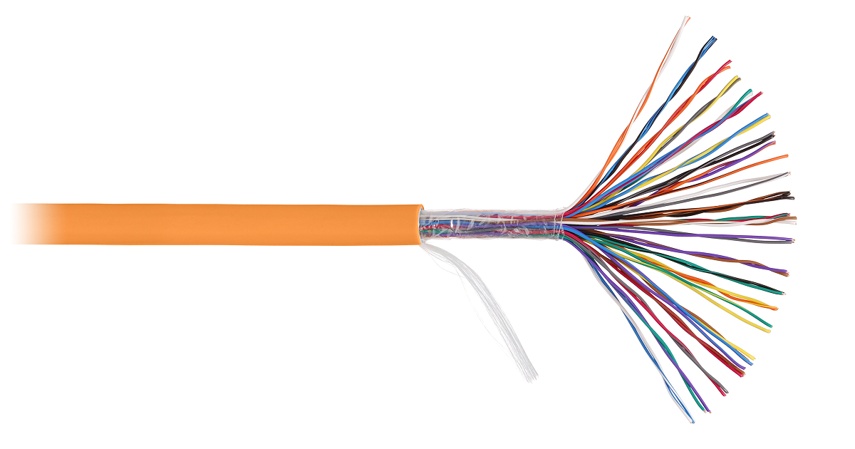 U/UTP 25pair, Cat5, Solid, In/Out LSZH (NKL 5115C-OR)