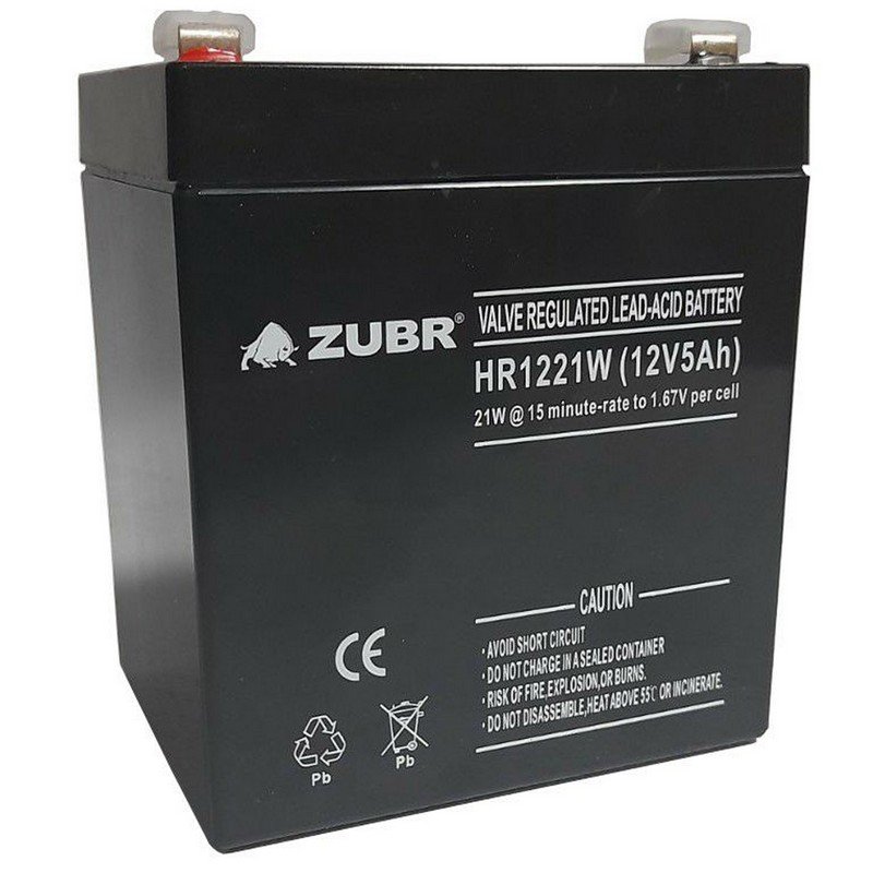 ZUBR HR 1221W (12V, 5Ah)