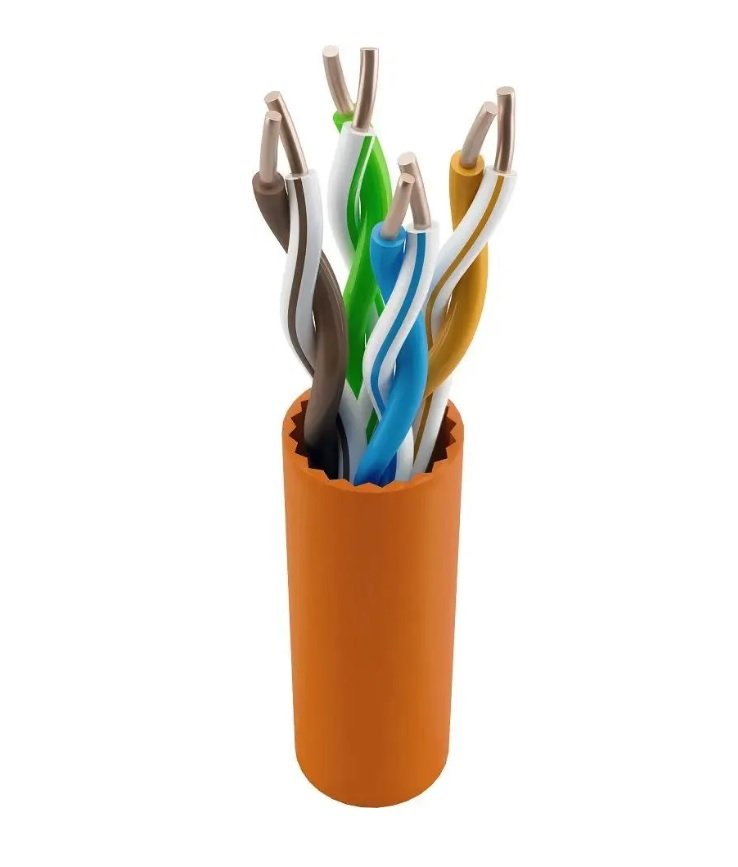 NTSS-IN-UTP4-5Е-LSZH-OR кат.5E UTP 4 пары 24AWG LSZH внутренний 305м оранжевый