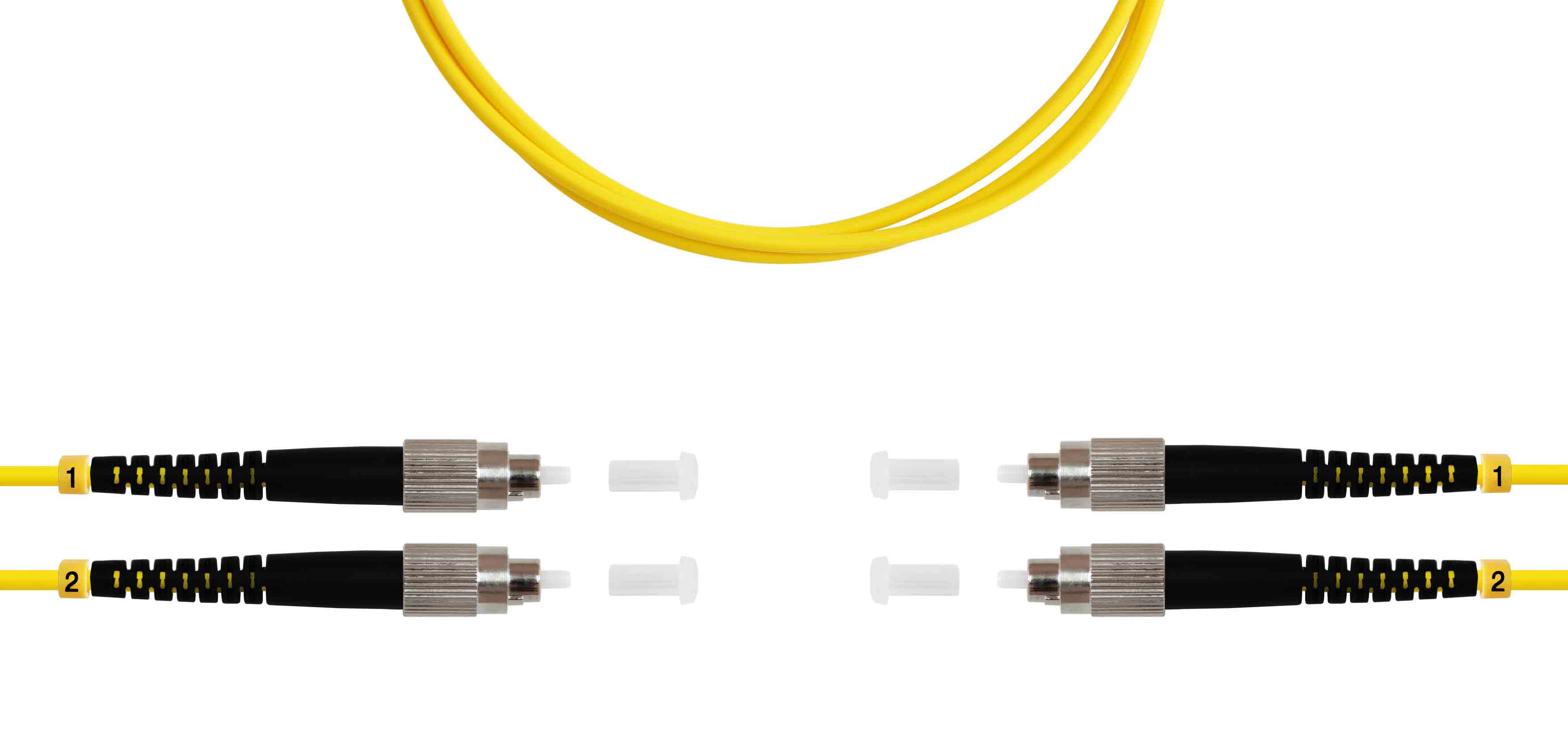 Патч-корд ВО SM(G.652.D), FC/UPC-FC/UPC, 3.0мм, duplex, LSZH, 5м (09-0625)