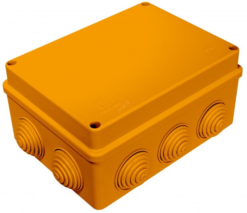 Коробка JBS150 150х110х70, 10 вых., 5P (1,5…4мм²) (43059HF)