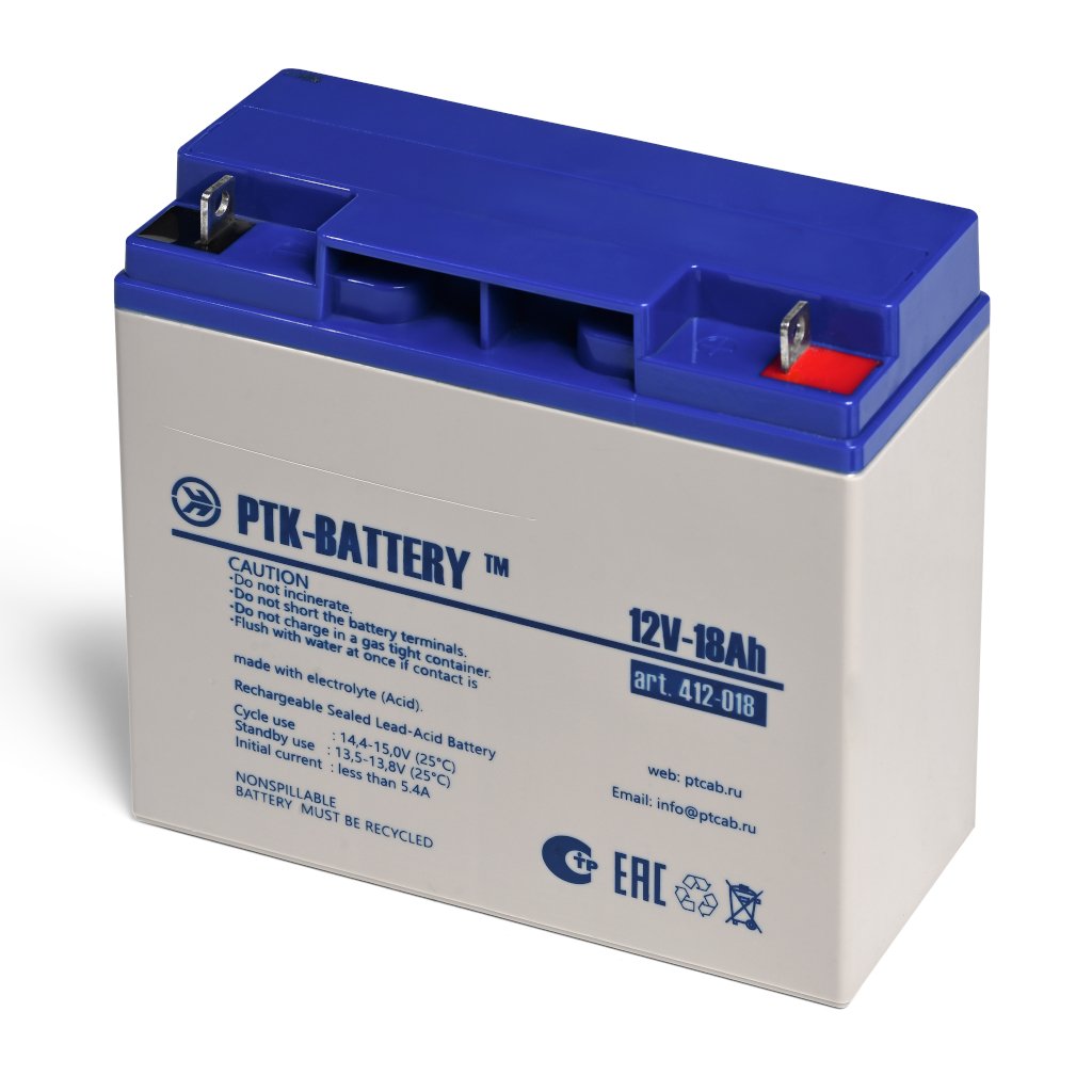 АКБ 12-18 PTK-BATTERY (412-018)