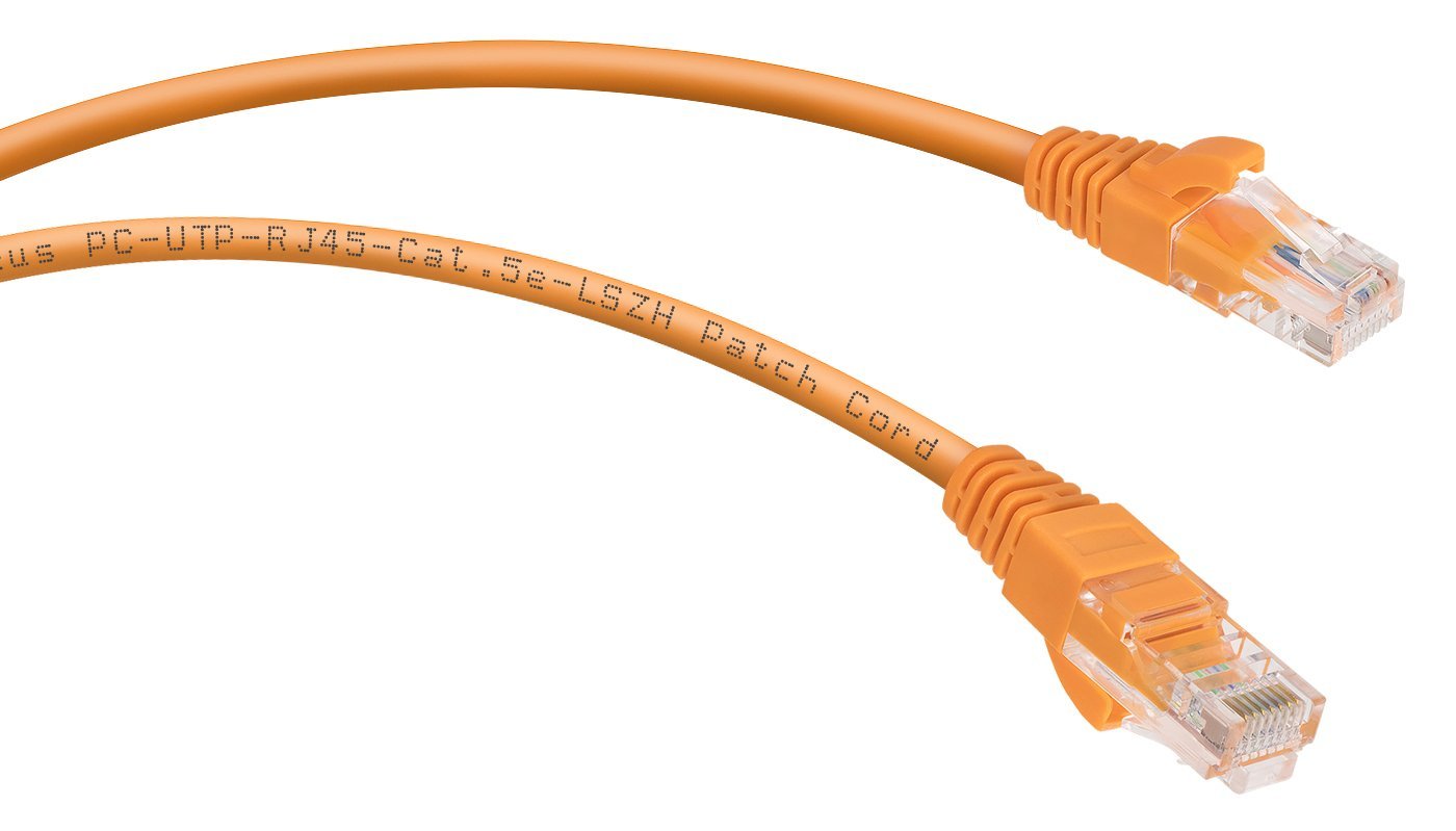 PC-UTP-RJ45-Cat.5e-1.5m-OR-LSZH (9522c), оранжевый