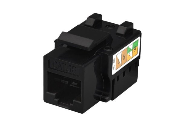 Розеточный модуль Keystone Jack 8P8C (RJ-45), UTP, Cat.5e (10-0344)