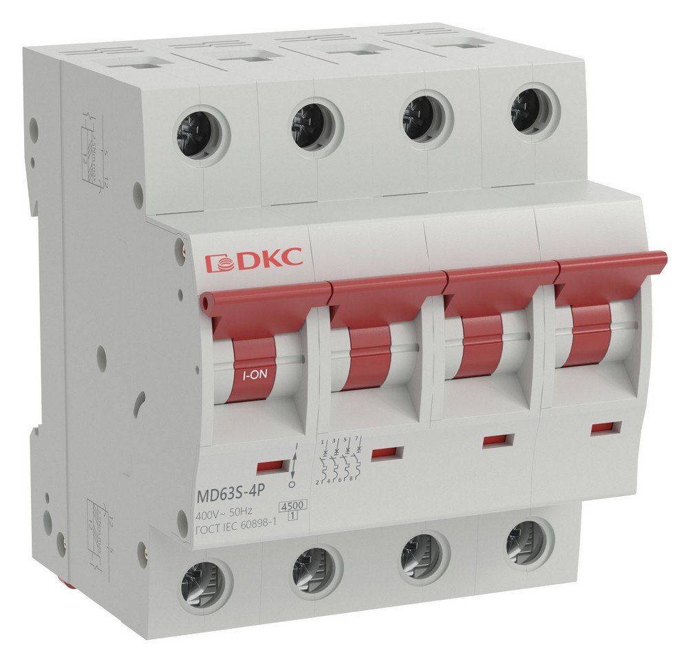 YON max MD63S 4P 20А 4,5кА C (MD63S-4PC20)