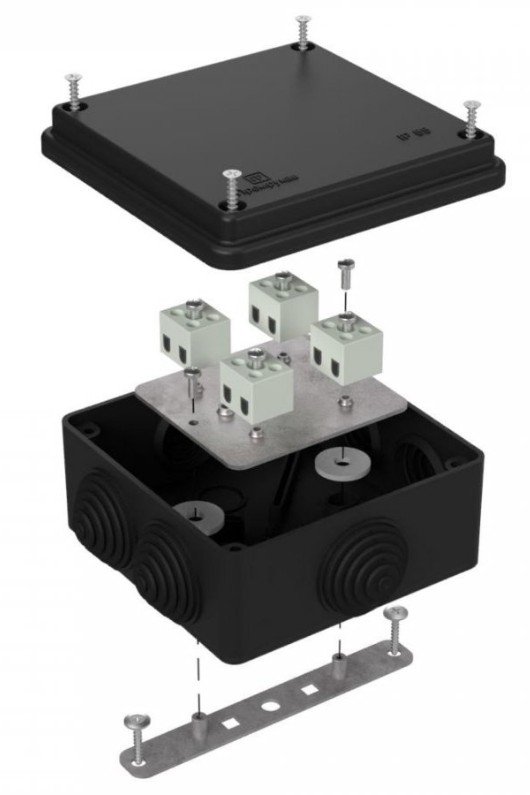Коробка огнестойкая для о/п 100х100х50 (40-0300-9005-FR2.5-8)