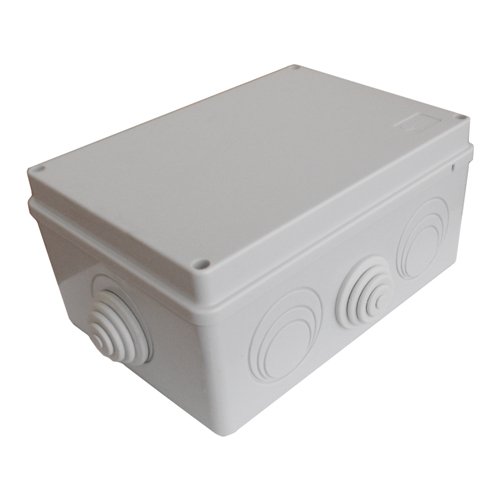 Коробка JBS210 210х150х100, 8 вых., 24P (0,15...2,5мм²) серая (43636HF-GR)