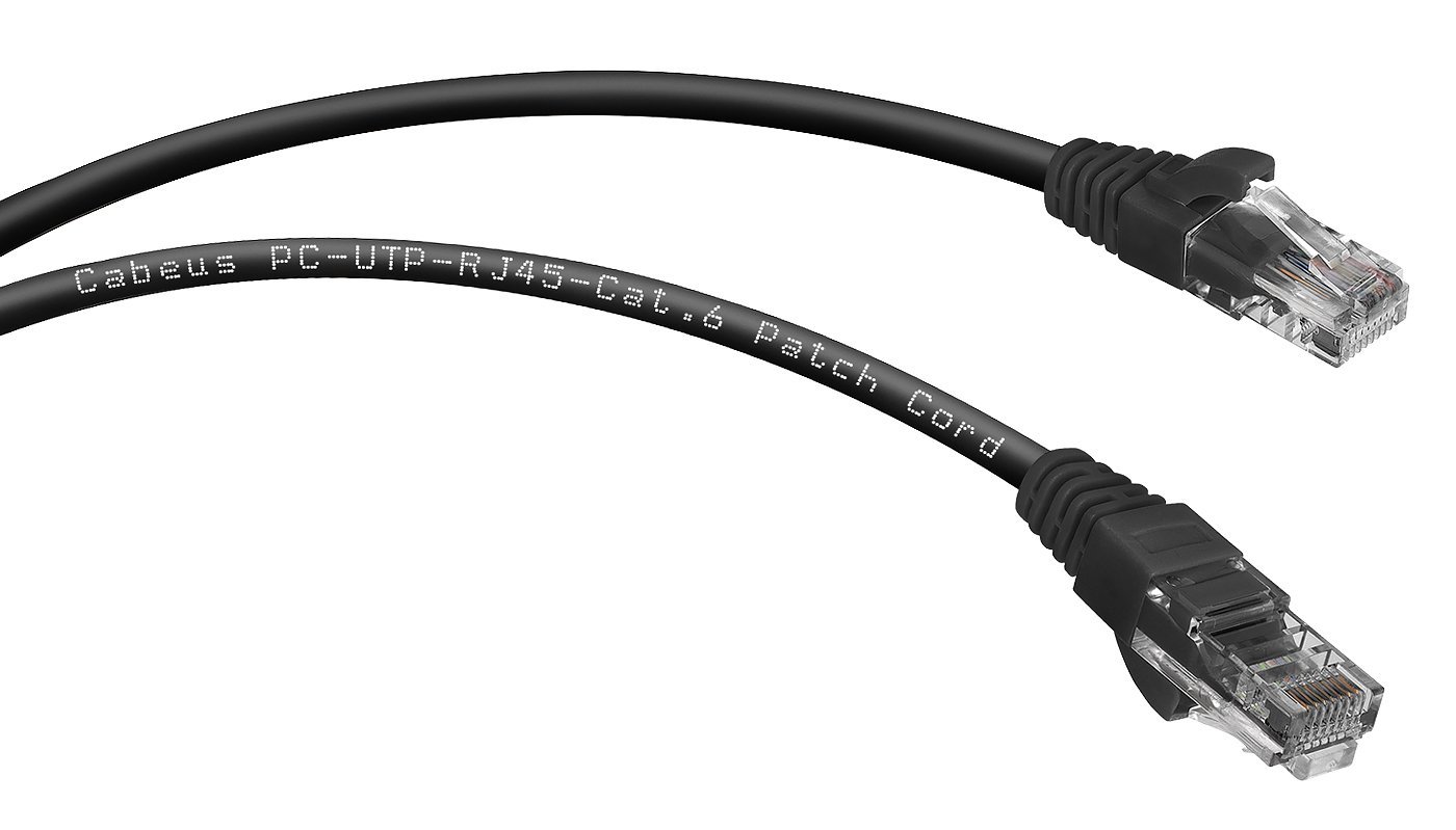 PC-UTP-RJ45-Cat.6-2m-BK (8665c), чёрный
