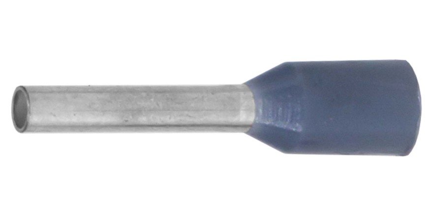 Наконечник-гильза НШВИ 0.75-12, серый (100 шт) (IF0.75-12GR)