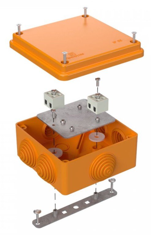 Коробка огнестойкая 100х100х50 (40-0300-FR1.5-4)