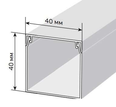 Короб 40х40 TA-EN (00324)