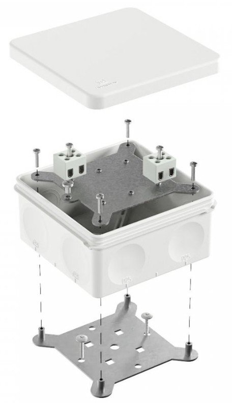 Коробка огнестойкая о/п двухкомпонентная 100х100х50 Е15-Е120 (60-0300-9003-FR2.5-4)