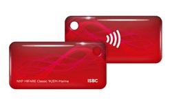 RFID-Брелок ISBC Em-marine + Mifare Classic 1K (Красный)