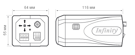 Размеры SR-WDN620 SA/SD