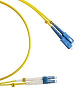 FC-D2-9-LC/UR-SC/UR-H-2M-LSZH-YL / Патч-корд волоконно-оптический LC/UPC-SC/UPC