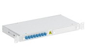 ШКОС-М-1U/2-8-SC~8-SC/SM~8-SC/UPC (130303-01203) / Кросс оптический 19"