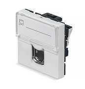 KJ-RJ45-Cat.6-180T-FP-L-45 (11842c) / Вставка Keystone Jack RJ-45