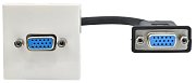 Розетка мультимедийная VGA M/M PRIMER РКМ-10-20-П 1 модуль белая (PR-KK40D-RV-0-1-K01) / Розетка мультимедийная