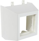 Суппорт с рамкой 1 пост (45х45) на профиль для короба 100х50, 105х50 (100012S)