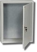 Корпус металлический ЩМП-1-0 395х310х220 УХЛ3 IP31 с монтажной платой (YKM40-01-31)
