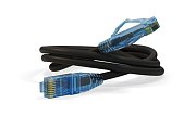 PC-LPM-UTP-RJ45-RJ45-C6-0.3M-LSZH-BK / Патч-корд медный