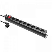 NTSS-PDU-DA2032 гор.размещ. 8x базовые 16A Schuko 1.8м / Блок розеток 19"