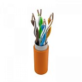 NTSS-IN-FTP4-5E-LSZH-OR кат.5E FTP 4 пары 24AWG LSZH внутренний 305м оранжевый