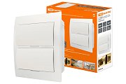 ЩРВ-П-24модуля с белой крышкой, встраиваемый, пластик IP41 TDM (SQ0904-0006) / Бокс