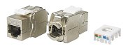 KJ8-8P8C-C5e-180-TLS-SH-F-WH / Вставка Keystone Jack RJ-45