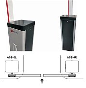 ASB-6L (с прямоугольной стрелой 6,3 метра) / Шлагбаум автоматический для левостороннего монтажа