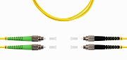 Патч-корд ВО SM(G.652.D), FC/APC-FC/UPC, 3.0мм, duplex, LSZH, 3м (09-0609) / Патч-корд волоконно-оптический