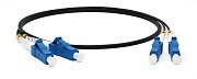 FC-D2-9-LC/UR-LC/UR-H-3M-LSZH-BK / Патч-корд волоконно-оптический одномодовый