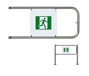 PERCo-BH02 1-17 / Поворотная створка