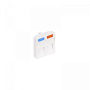 NTSS-LP-PM-SIP2-45х45-WT / Лицевая панель для модулей типа Keystone