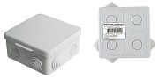 Коробка ОП 80х80х50мм, крышка, IP54, 7вх. (SQ1401-0512) / Распаячная коробка